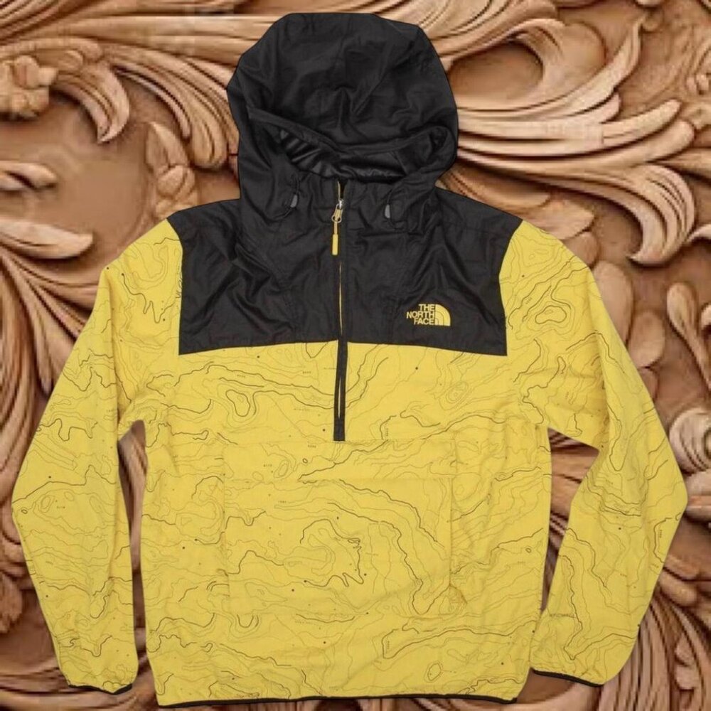 The North Face Fanorak Topography Print Anorak Windbreaker Packable Fanny Pack